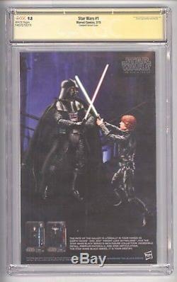 Star Wars #1 (2015) Variant Cover Signed By J. Scott Campbell Cgc 9.8