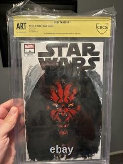 Star Wars 1 (2020) Blank Cover Variant Esteban Salinas ART DARTH MAUL CBCS Star Wars 1 (2020) Blank Cover Variant Esteban Salinas ART DARTH MAUL CBCS
