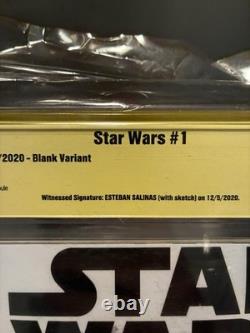 Star Wars 1 (2020) Blank Cover Variant Esteban Salinas ART DARTH MAUL CBCS Star Wars 1 (2020) Blank Cover Variant Esteban Salinas ART DARTH MAUL CBCS