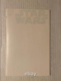 Star Wars #1 2020 Blank ERROR Thor #1 Cover Variant Marvel Comics Rare