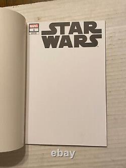 Star Wars #1 2020 Blank ERROR Thor #1 Cover Variant Marvel Comics Rare