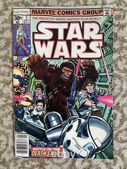 Star Wars #1 #2 #3 #4 1977 Marvel Comics Bundle Lot