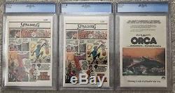 Star Wars #1 #2 & #3 (9.6) CGC 9.8 NM/MT WHITE Pages New Slab RARE 1977 Reprint