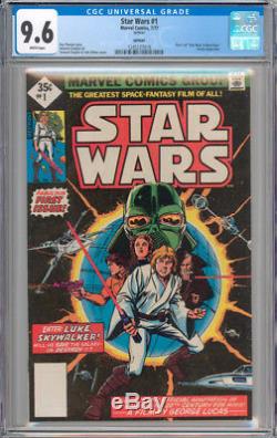 Star Wars #1 #2 & #3 ALL CGC 9.6 NM+ WHITE Pages New Slab RARE 1977 Reprint