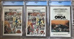 Star Wars #1 #2 & #3 ALL CGC 9.8 NM/MT WHITE Pages New Slab RARE Reprint