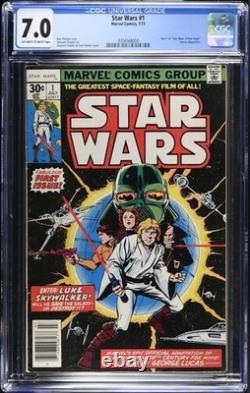 Star Wars #1 30 Cent Variant (Marvel Comics July 1977) CGC 7.0