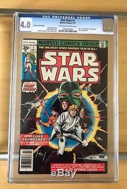 Star Wars #1 35 Cent Price Variant (0.35), Marvel Comics (July 1977) CGC 4.0