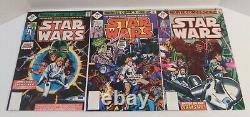 Star Wars # 1-3 Marvel Comics 1977 lot set run 1 2 3 Whitman diamond 35 cents