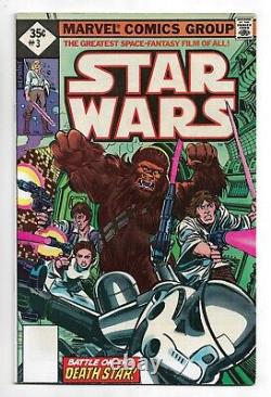 Star Wars # 1-3 Marvel Comics 1977 lot set run 1 2 3 Whitman diamond 35 cents