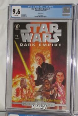 Star Wars 1-6 1993 Dark Empire Platinum Limited Edition CGC 9.6/9.8 FreeShipping