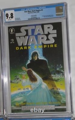 Star Wars 1-6 1993 Dark Empire Platinum Limited Edition CGC 9.6/9.8 FreeShipping