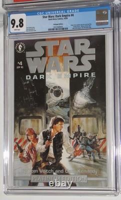 Star Wars 1-6 1993 Dark Empire Platinum Limited Edition CGC 9.6/9.8 FreeShipping