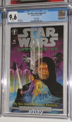 Star Wars 1-6 1993 Dark Empire Platinum Limited Edition CGC 9.6/9.8 FreeShipping