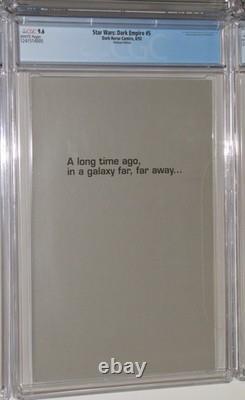 Star Wars 1-6 1993 Dark Empire Platinum Limited Edition CGC 9.6/9.8 FreeShipping