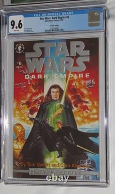 Star Wars 1-6 1993 Dark Empire Platinum Limited Edition CGC 9.6/9.8 FreeShipping