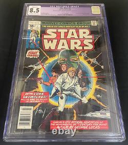 Star Wars #1 7/77 CGC 8.5 Restored Grade (Slight Minor Color Touch B-1)