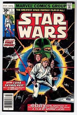 Star Wars #1 9.0 High Grade 1st App 1977 Marvel Off-white/white Pages