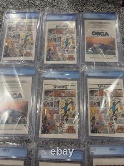 Star Wars 1 -9 Cgc Graded 1977- Whitman Reprints 1st App Luke, Han, & More