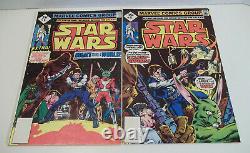 Star Wars # 1-9 Marvel Comics 1977 lot set run Whitman diamond 35 cent covers