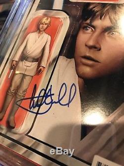 Star Wars #1 Action Figure Variant CGC 9.6 SS Signed Mark Hamill