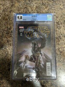 Star Wars #1 Adi Granov Forbidden Planet Boba Fett Variant Cgc 9.8 Nm/mt Tv Show