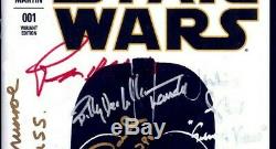 Star Wars #1 BLANK CGC SS 9.8 signed x11 SKETCH Mayhew Watts Daniels Glover