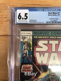 Star Wars 1 CGC 6.5 35 Cent Price Variant