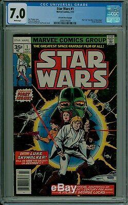 Star Wars #1 CGC 7.0 VF- 35 cent price variant. 35 white pages 2086079009