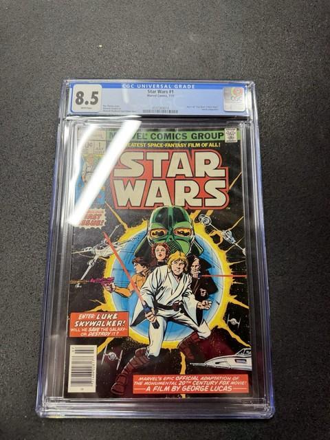 Star Wars#1 Cgc 8.5 1st App Of Darth Vader Luke Skywalker 1977