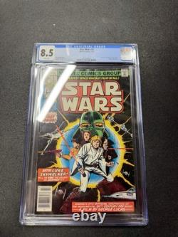 Star Wars#1 CGC 8.5 1st App of Darth Vader Luke Skywalker 1977 Star Wars#1 CGC 8.5 1st App of Darth Vader Luke Skywalker 1977