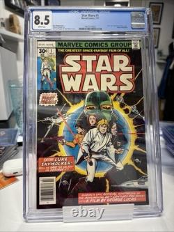 Star Wars #1 CGC 8.5 Newsstand Edition Key Issue (1977)