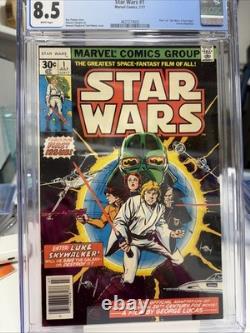 Star Wars #1 CGC 8.5 Newsstand Edition Key Issue (1977)