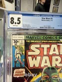 Star Wars #1 CGC 8.5 Newsstand Edition Key Issue (1977)