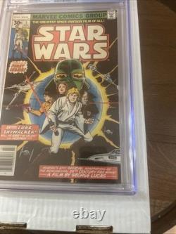 Star Wars #1 CGC 8.5 White Pages Newsstand Edition Key (1977)