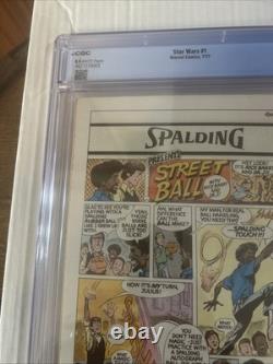 Star Wars #1 CGC 8.5 White Pages Newsstand Edition Key (1977)
