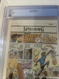 Star Wars #1 CGC 8.5 White Pages Newsstand Edition Key (1977)