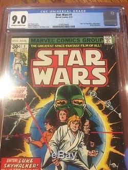 Star Wars 1 CGC 9.0 OWithWhite Pages Huge Key