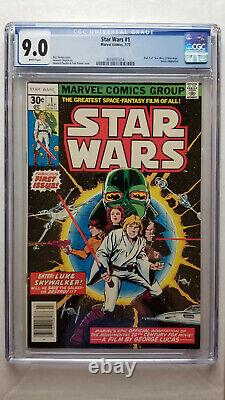 Star Wars #1 CGC 9.0 VF/NM WHITE 1977