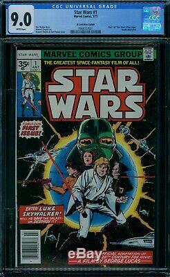 Star Wars 1 CGC 9.0 White Pages 35 Cent Variant