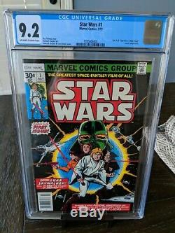 Star Wars #1 CGC 9.2 (Marvel 1977) 1st Print Off-White to White Pages