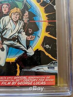 Star Wars #1 CGC 9.2 NM-, 7/1977, Marvel, White pages
