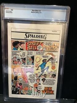Star Wars #1 (CGC 9.2, NM-, A New Hope, 1977, Newsstand Edition, 1st Print)