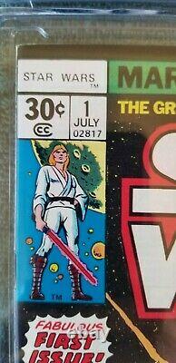 Star Wars 1 CGC 9.2 WHITE PAGES (1977 Marvel) 1st Star Wars comic