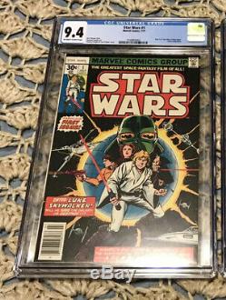 Star Wars #1 CGC 9.4 A New Hope 1st Print Chaykin 1977 Disney + New Case