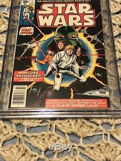 Star Wars #1 CGC 9.4 A New Hope 1st Print Chaykin 1977 Disney + New Case