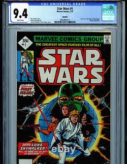 Star Wars #1 CGC 9.4 NM 1977 Reprint Marvel Amricons K56
