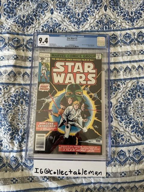 Star Wars # 1 Cgc 9.4 White Pages 1st Print Marvel Comics (1977)