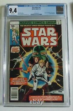 Star Wars #1 CGC 9.4 White Pages A New Hope Part 1 1977