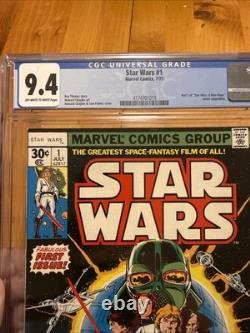 Star Wars #1 CGC 9.4 off white to white pages. News stand Star Wars #1 CGC 9.4 off white to white pages. News stand