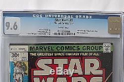 Star Wars #1 CGC 9.6 1977 Marvel Original Series Comic Book Vintage 1st Print
